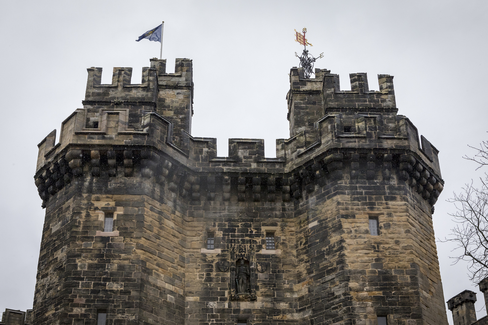 Commonwealth Flag Flies Over Lancaster Castle